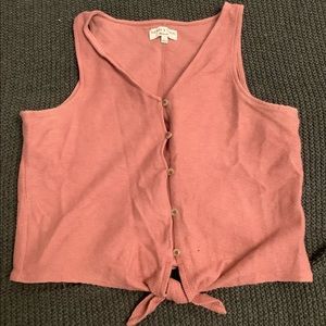 Madewell structured textured tank